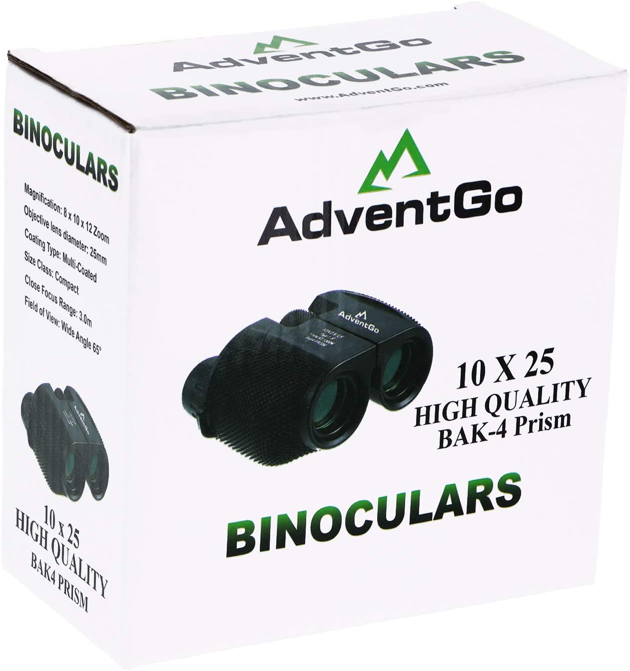 compact 10x25 binoculars